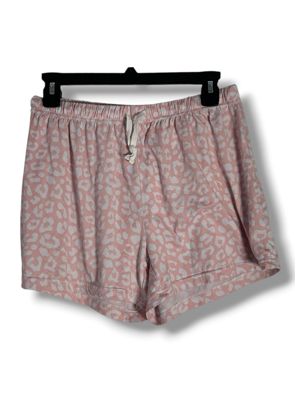 Royal Standard Pink And White Leopard Print Pajama Shorts Size Small - “Ornella”
